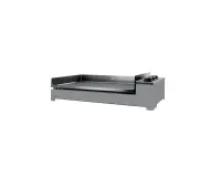 Plancha Forge Adour PREMIUM GAZ 75 CHASSIS ACIER NOIR ET GRIS