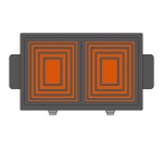 Plancha Riviera Et Bar Plancha-Gril bi-zone (Cook & Serve) QPL550