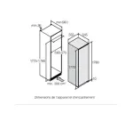Congélateur armoire Asko FN31831EI - Encastrable 177 cm