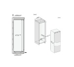 Congélateur armoire Miele FNS 7710 E - Encastrable 177 cm