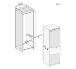 Congélateur armoire Miele FNS 7740 D encastrable 178 cm