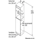 Congélateur bar Siemens GI11VADE0 - ENCASTRABLE 72CM