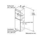 Congélateur bar Siemens GI21VADE0 - ENCASTRABLE 88CM