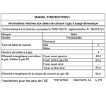 Gazinière Beko FSG522DBC