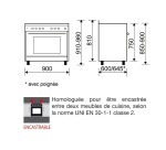 Piano de cuisson Airlux 90cm Inox - CC902ETIX3