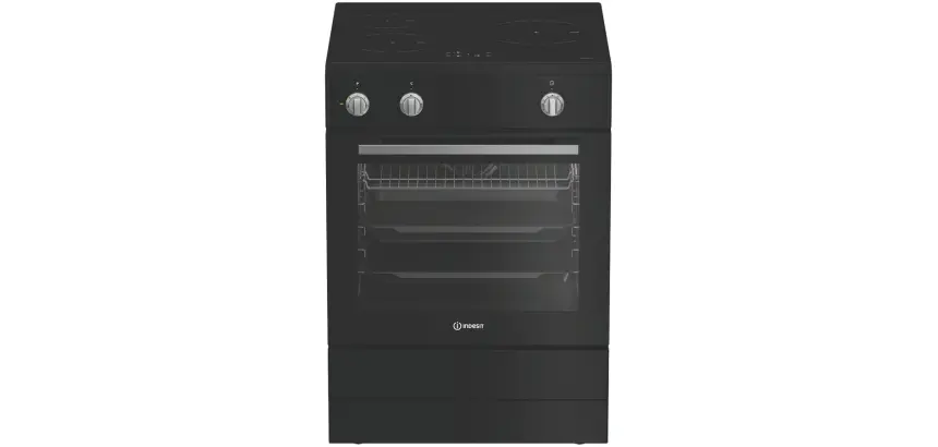 Cuisinière induction Indesit I6I5PCB3 noir