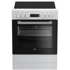 Cuisinière vitrocéramique Beko FSE67300WCS