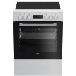 Cuisinière vitrocéramique Beko FSE67300WCS