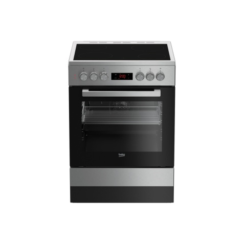 Cuisinière vitrocéramique Beko FSE67300XCS  Inox
