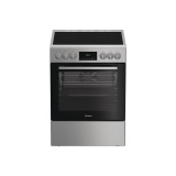 Cuisinière vitrocéramique Indesit I6V5LCX inox