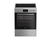 Cuisinière vitrocéramique Indesit I6V5LCX inox