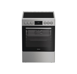 Cuisinière vitrocéramique Indesit I6V5LCX inox