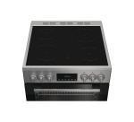 Cuisinière vitrocéramique Indesit I6V5LCX inox
