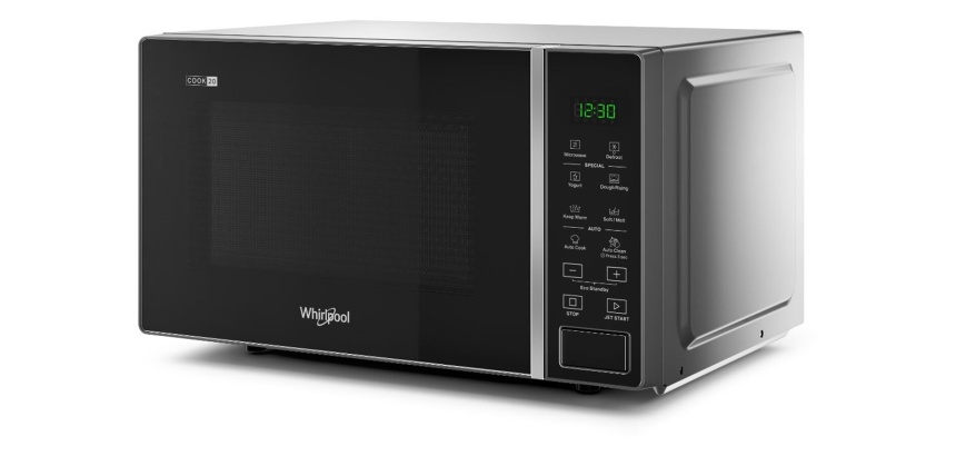 Micro-ondes mono-fonction Whirlpool MWP201SB Noir/Argent