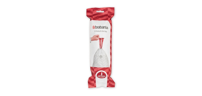 Accessoires de ménage Brabantia SAC POUBELLE PERFECTFIT, CODE J, 20-25L - 20 SACS PAR ROULEAUX - WHITE