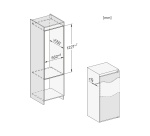 Réfrigérateur 1 porte Miele K7325 E encastrable 122 cm