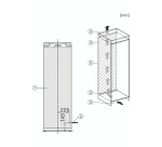 Réfrigérateur 1 porte Miele K 7747 D - ENCASTRABLE 177 CM