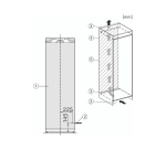 Réfrigérateur 1 porte Miele K 7737 D - ENCASTRABLE 177 CM