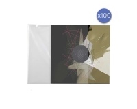 Accessoire platine vinyle Enova Hifi Lot de 100 pochettes pour disques vinyle 33 tours PEV 100 33T