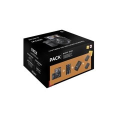 Appareil photo hybride Sony Pack A6400 + FE 16-50 mm + FE 55-210 mm + chargeur externe + 2ème batterie