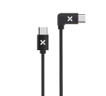 Câble téléphone portable Wefix Cable coude USB-C vers USB-C 1M Noir