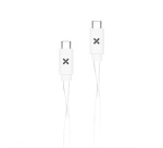 Câble téléphone portable Wefix Cable Plat USB-C vers USB-C 1M Blanc