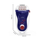 Epilateur électrique Calor Silence Soft Fonction Vision EP5624C0 BLANC/BLEU