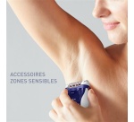 Epilateur électrique Calor Silence Soft Fonction Vision EP5624C0 BLANC/BLEU