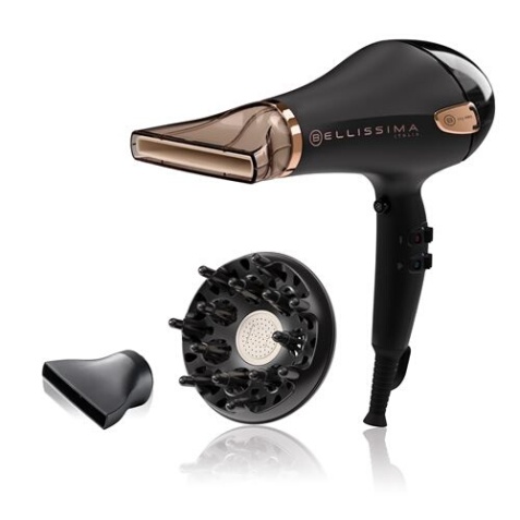 Sèche-cheveux Bellissima CERAMIC P5 3800 OR & NOIR
