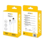Accessoire TV vidéo Accsup CABLE ANTENNE COAXIAL 5M BLANC