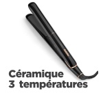 Lisseur Babyliss ST250E - Lisseur Smooth Finish 230 avec Températures Digitales et plaques Titane Céramique