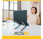 Support pour ordinateur Accsup Support pliable en aluminium pour PC portable