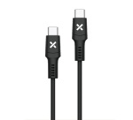 Câble téléphone portable Wefix Cable USB-C vers USB-C 60W 2m Noir