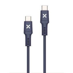 Câble téléphone portable Wefix Cable USB-C vers USB-C 60W 1m Bleu