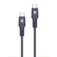 Câble téléphone portable Wefix Cable USB-C vers USB-C 60W 1m Bleu