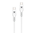 Câble téléphone portable Wefix Cable USB-C vers USB-C 60W 2m Blanc