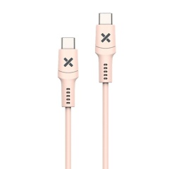 Câble téléphone portable Wefix Cable USB-C vers USB-C 60W 1m Rose
