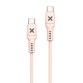 Câble téléphone portable Wefix Cable USB-C vers USB-C 60W 1m Rose