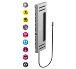 Hub USB Mobility Lab DOCK 12 EN 1 100W 2 HDMI POWER DELIVERY 2 ECRANS