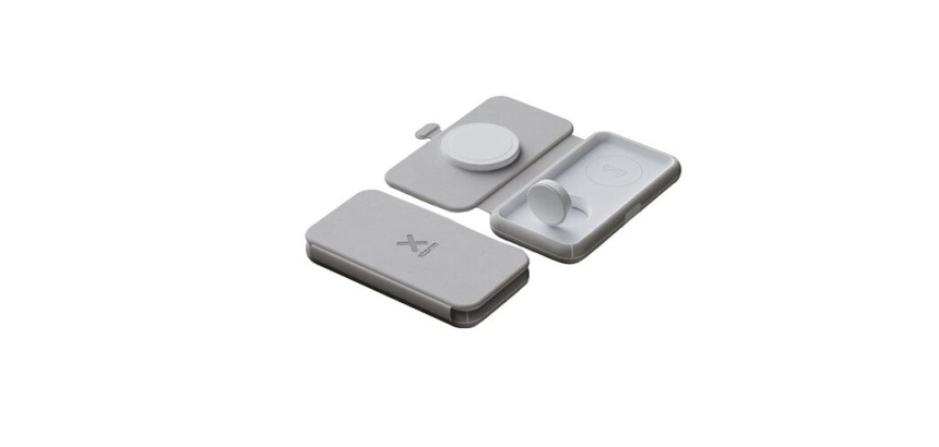 Chargeur pour téléphone mobile Xtorm Chargeur de voyage sans fil pliable 3en1 magsafe