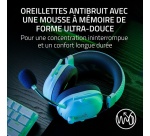 Casque PC Razer sans fil ultra léger BlackShark V2 HyperSpeed - Blanc