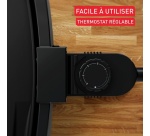 Plancha Tefal PLANCHA INOX ELECTRIQUE, 6 PERSONNES, REVETEMENT ANTIADHESIF CB630D10