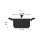 Cocotte Tefal Tefal Cocotte AIR SOFT LIGHT ovale 30x23cm en fonte d''aluminium induction E2698904