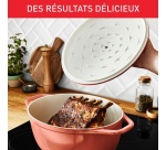Cocotte Tefal Tefal Cocotte AIR SOFT LIGHT ovale 30x23cm en fonte d''aluminium induction E2698904