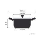 Cocotte Tefal Tefal Cocotte ronde 24 cm AIR SOFT LIGHT Green Lichen en fonte d''aluminium induction E2664625