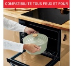 Cocotte Tefal Tefal Cocotte ronde 24 cm AIR SOFT LIGHT Green Lichen en fonte d''aluminium induction E2664625
