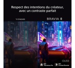 TV OLED Sony Bravia 8 65XR80 164 cm 4K UHD Google TV Noir