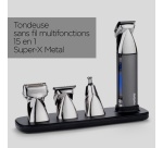 Tondeuse homme Babyliss MT996E - Tondeuse multi-usages 15 en 1 Super-X Metal Series