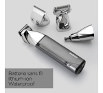 Tondeuse homme Babyliss MT996E - Tondeuse multi-usages 15 en 1 Super-X Metal Series