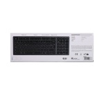 Clavier Tnb KBWPRO - Clavier Bluetooth rechargeable ultra fin - gris bleu